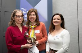 Meadhbh Quinn, Chair The Marketing Society of Ireland with Kay McCarthy & Mary Sheahan MCCP